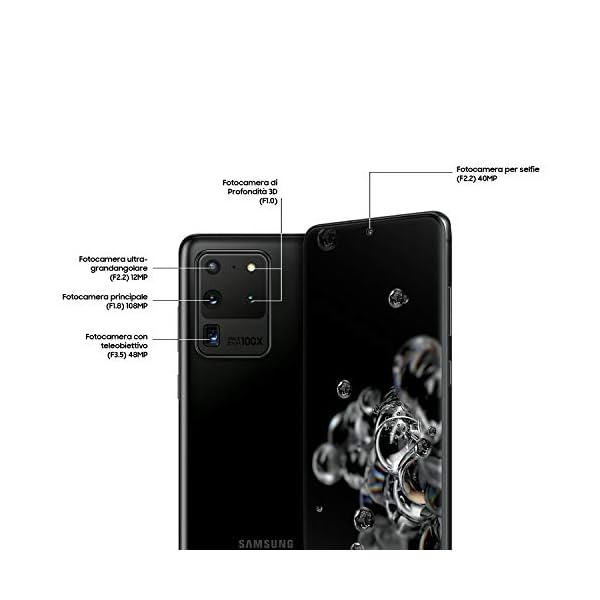 Samsung-Galaxy-S20-Ultra-5G-Mobile-Phone-Sim-Free-Smartphone-Cosmic-Black Samsung Galaxy S20 Ultra 5G Mobile Phone; Sim Free Smartphone - Cosmic Black, (UK Version)