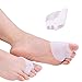 DUORUI 2 PCS Bunion Corrector, Bunion Pads, Toe Separators, Bunion Splitter, Big Toe Straightener for Women and Men