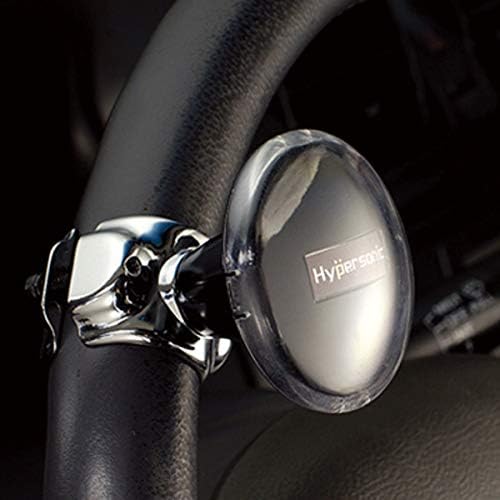 Hypersonic Black Steering Wheel Spinner Knob Car Power Handle BigaMart