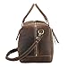 Polare Leather Duffle Weekend Travel Bag For Men With Full Grain Cowhide Leather 23.2'' Duffel Bag (Large-Brown(23.2