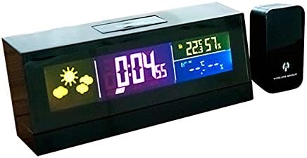 New arrival Rectangle Digital Weather Station Humidity Temperature thermometer LED Weather Clock stazione meteo wireless outdoor indoor