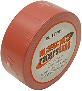 ISC Racers Tape DULL-FINISH/RD230 ISC Dull-Finish Racer's Tape: 2" x 27-1/2 yd, Red