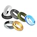 POPSPARK Silicone Wedding Rings for Men, Durable 7 Packs Silicone Ring Non-Toxic Comfortable Silicone Wedding Bands for Yoga, Crossfit, Weight Lifting, Fitness