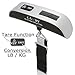 Camry 110 Lbs Luggage Scale with Temperature Sensor and Tare Function Gift For Traveler