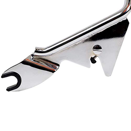 AUFER Detachable Backrest Sissy Bar Upright Passenger Backrest w/Pad For Touring Road King Street Glide FLHR FLHX FLHT FLTR 2009-2020 (Chrome)