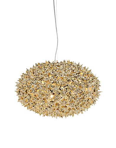 Kartell Bloom, Haengelampen, Mittlere, Gold