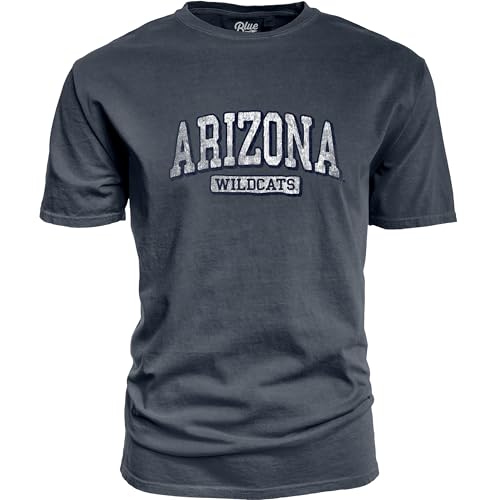 Arizona Wildcats NCAA Officially Licensed T-Shirt Team Color Dyed Ringspun Vint…