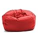 Big Joe Classic Bean Bag Chair, Red Smartmax, Durable Polyester Nylon Blend, 2 feet Round