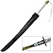 Cyborg Ninja Righteous Flame Cosplay Replica Katana Samurai Sword Gold