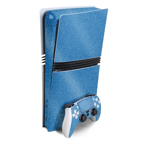 Glossy Glitter Gaming Skin Compatible with Sony PlayStation 5 PS5 Pro Bundle -…