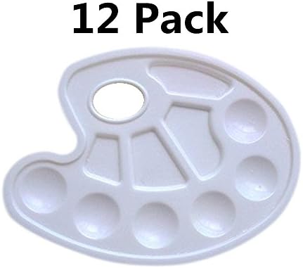 Paint Tray Palette White - 12 Pack