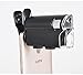 HaloVa Cellphone Magnifier, Universal 60X-100X Zoom Microscope for Mobile Phone, Portable Clip-on Micro Lens for UV Currency Detectting Biology Jewelry Appraisal