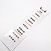 FineFun Violin Finger Guide/Fingerboard Sticker Fret guide Label Finger Chart For Size 4/4,3/4,2/1,4/1,8/1,10/1 (4/4 Transparent)