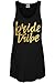 COLORBEAR Women's Bride Tribe W/Gold Foil Graphic Scoop Neck Tank Top