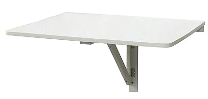 Orolay Tavolo Pieghevole A Muro Scrivanie Tavolo Per Computer Tavolo Da Cucina 75x60cm Bianco