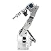 Aideepen ROT3U 6DOF Aluminium Robotic Arm Kit Silver Mechanical Robotic Clamp Claw Without Servo