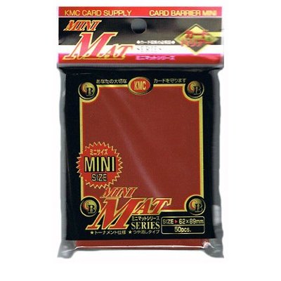 KMC - KMC 50 pochettes Card Barrier Mat Series Rouge