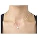 HENGSONG Women Girls Plated Silver Alloy Unicorn Necklace Pendant Charms Chain for Christmas Gift
