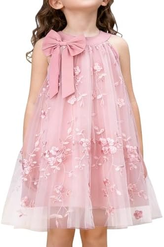 pink peter pan collar dress amazon Smocked Vintage Girl Dress Pink Peter Pan Collar Short Sleeve Party Dresses US