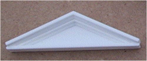 Melody Jane Dollhouse Miniature White Plastic Georgian Door and Window Pediment 1:24 Scale
