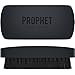 PREMIUM Beard And Mustache Brush Made From Dark Horse Hairs. Rubber Coated Comb for a Comfortable Grip, Grooming for Maintenance, Massages and Straightens Facial Hair - Prophet and Tools