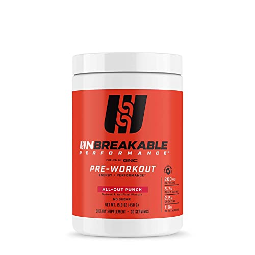GNC Unbreakable Performance Pre-Workout