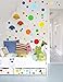 Mozamy Creative Dots Wall Decals (175 Count) Primary Colors Dots Decals Rainbow Colors Polka Dot Decor Kids Wall Decals Classroom Wall Decals Playroom Wall Decor