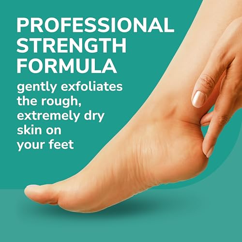 Dr Scholl's Dry, Flaky Skin Remover Ultra Exfoliating Foot Lotion with Urea for Rough Dry Cracked Feet, Heal and Moisturize for Healthy Looking Feet, Intensive Foot Care, Alpha Hydroxy Acids, 3.5 oz