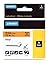 DYMO Industrial Labels for DYMO Industrial Rhino Label Makers, Black on Orange, 1/2