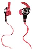 Monster iSport Intensity In-Ear Sport Headphones, Neon Pink, Running, Sweatproof