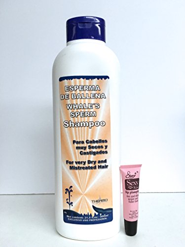 Whale Sperm Shampoo for dry and treated hair 31.5 ozFree Starry Lip Plumping Gloss tube 10ml