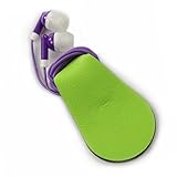 New Workout Headphones Cord Wrap with Ultra-Fresh Antimicrobial Product Protection; Doubles as Screen Cleaner and Sunglass Holder; Gwee Sport Guppy, 2-pack; Magnetic Earbuds Storage Clip Manages Cords while Exercising; Keeps Wires Secure while Running; 100% (Headphones Not Included)