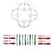 Franterd Cheerson Propeller Blade 16PCS+ CX-10 CX-10A CX-10C Part Blade Protector Cover