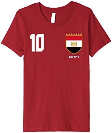 Kids Egypt Football Futbol Soccer Jersey Tshirt 8 Cranberry