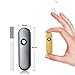 SunTime USB Mini Lighter Electric Reachargeable Flameless Windproof Slim Cigarette Portable Double Side Coil Lighters (Black)