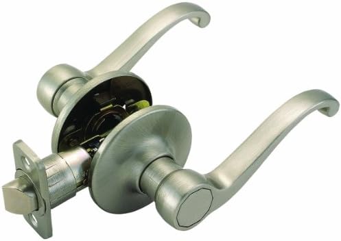 Design House 740365 Scroll 2-Way Adjustable Passage Door Lever, Satin Nickel, 6 Universal