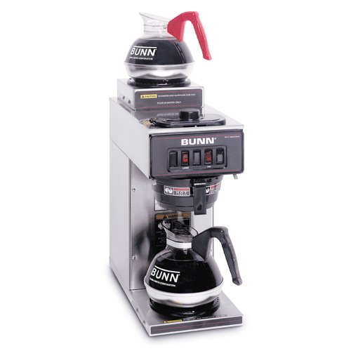 Click Here to See More Images BUNN 13300.0002 Low-Profile Pourover Coffee Brewer with 2 Warmers