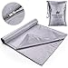 The Friendly Swede Sleeping Bag Liner - Travel and Camping Sheet, Pocket-Size, Ultra Lightweight, Silky Smooth (Grey with Zipper) primary