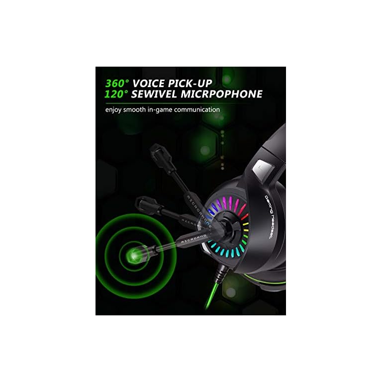 ZIUMIER Z20 Gaming Headset for PS4, PS5, Xbox One, PC, Wired OverEar