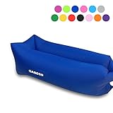 GABOSS -Inflatable Lounger Air Filled Balloon Furniture, Hangout Bean Bag, Outdoor or Indoor Air Sleeping Sofa, Couch, Portable Waterproof Compression Sacks for Camping, Beach, Park, Backyard