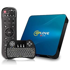 Android TV BOX 10.0, Q8 Smart TV Box 4GB RAM 64GB ROM RK3318 64bits Cortex-A53 CPU 2.4GHz / 5GHz Dual WiFi 4K 3D UHD BT4…