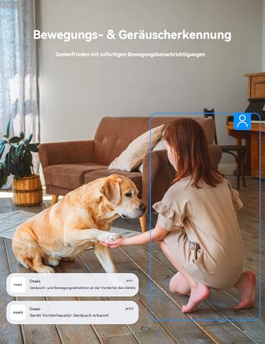 GNCC 2K 3MP Indoor WiFi Camera with Night Vision 2.4/5GHz, Kit 4 | Baby Monitoring, Motion Detection, Two-Way Audio, App Control, SD Storage and Cloud
