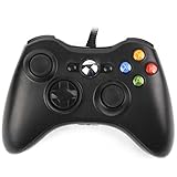 SZJJX Precision Wired USB Pad Joystick Joypad Game Controller for MICROSOFT Xbox 360 and Windows 2000/ME/XP/Vista/7/8 (Black)
