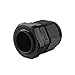 uxcell 10 Pcs M18 Waterproof IP68 Nylon Cable Gland Joint Adjustable Locknut for 5mm-10mm Dia Cable Wire
