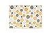 Ritz Polka Dot Reversible Absorbent Microfiber Dish Drying Mat, 21-inch by 14-inch, Daffodil Yellow
