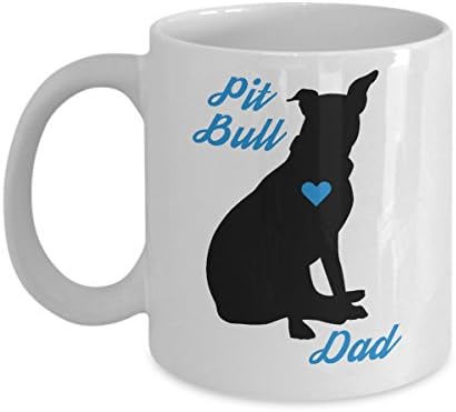 Pitbull Mug - Pit Bull Dad - Novelty Coffee Cup