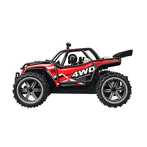 RC Car,Remote Control Car,Stunt Car Toy, X Power s-009 1:16 25km/h 2.4G RC Off Road Monster Truck 4WD Double Battery High Power Racing Truck for All Adults and Kids (Red) - Thumbnail 5