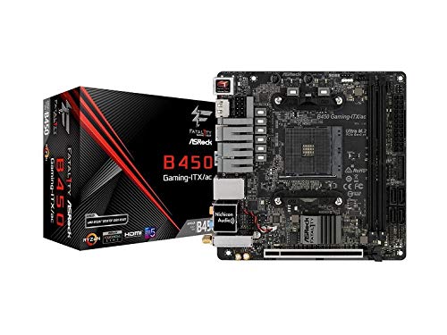 ASRock Mini-ITX Motherboard (B450 Gaming-ITX/AC)