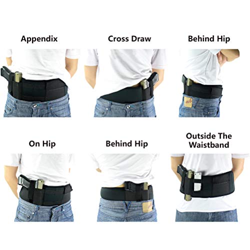 ComfortTac Ultimate Belly Band Holster for Concealed Carry With Ankle GUN Black 799953384328 eBay