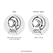 Suction cup hooks Wall hooks Super Powerful Vacuum Sucker hook Holder Super Load Reusable for Bathroom Hanger Kitchen Wall & Ceiling Hanger LONGWEN (2 pcs)